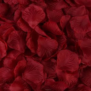 2000Pcs/20Bag Flower Hand Made 2022 New Rose Petals for Wedding Artificial Silk Flower Marriage Decoration Valentine