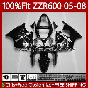 Wholesale hot fit body for sale - Group buy Injection Mold Bodywork For KAWASAKI NINJA ZZR600 CC Body No Fit ZZR CC ZZR OEM Fairing Kit Hot black