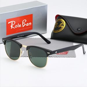 Wholesale red eye white resale online - Men Role Ban Classic Brand Retro women Sunglasses Luxury Designer Eyewear Ray Band Bands Metal Frame Designers Sun Glasses Woman