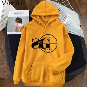 Damen Hoodies Sweatshirts Harajuku Sniper Gang Kapuzenpullover KB RAP Hip Hop Frauen Hoodie Coole Version Street Pullover Tuch