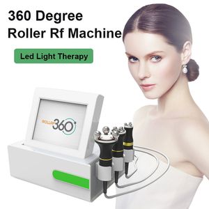 3d nova rotação RF Machine Fats With Rolling Radio Frequency LED Slimming Máquina de 360 ​​graus para remoção de rugas Levante facial e aperto de pele