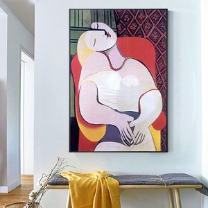 Lovers Kiss Abstract Oil Painting On Canvas Cuadros Nordic Wall Art Posters and Prints Wall Pictures for Living Room Home Decor