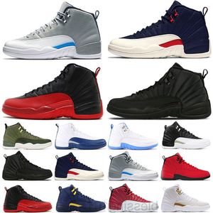 2023 S Sales New 12s Winterized WNTR Gym Rot Michigan OVO Weiß Herren Basketbälle Schuhe The Master Flu Game Taxi 12 Herren Sport Turnschuhe Schuhe BT11