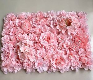 40X60CM Luksusowe jedwabne panele sztuczne kwiaty biały dekoracje ścian kwiatowych kwiatowy tło na imprezę dekoracji ślubnej panel trawy llfa