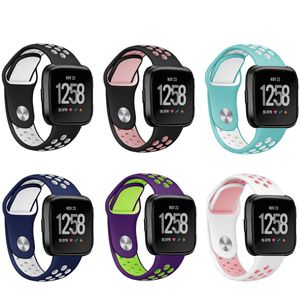 Cinturino di ricambio Bracciale cinturino da polso cinturino impermeabile sportivo donna uomo cinturini in silicone morbido per Fitbit Versa 2 Lite Versa2 Smart Watch Band