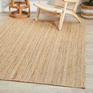 Carpets Jute Natural Rug 100% Handmade Rectangle Braided Home Decor 5x8 Feet Look RugCarpets CarpetsCarpets