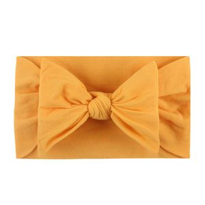 Baby Girls Big Bows Headbands Elastic Nylon Hairbands Turban Hair Accessories for Newborns Infants Toddlers and Kids