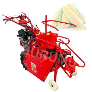 Kombination av manuell dieselmotor Micro Corn Harvester Machine