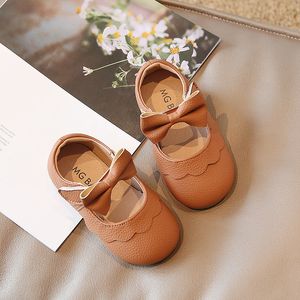 Fashion Children Princess Dance Shoes Kids Girl Dress Party Shoes Flats Sweet Style Bowknot Shoes