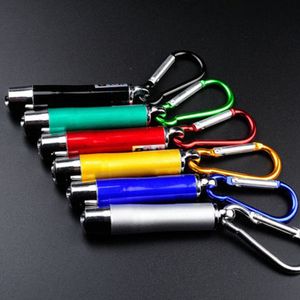 Laser ficklampa nyckelring mini akut hem elektrisk ficklampa aluminiumlegering led 50 stycken kvalitet engagemang snabbt