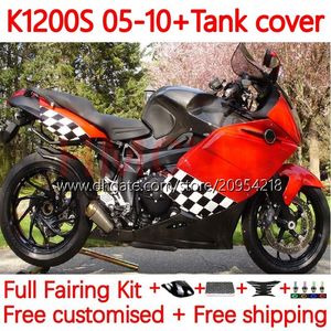 BMW K1200 K 1200 S 1200S K1200S 05 06 07 08 09 10 BODYWORK 153NO.5 K-1200S 2005 2006 2007 2009 2010 K1200-S 05-10モーターサイクルボディブラックレッドレッドレッドレッド