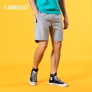 Summer Sportswear Spodenki Mężczyźni Bawełna-Jersey Spodenki Joggers Siłownie Sznurek Wygodne odzież marki 220318