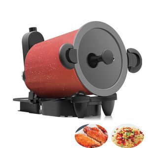 BEIJAMEI Appliances Automatic Barbecue Machine Outdoor Home No Oil Smoke Cooking Pot Fried Rice Noodles Pan 360 Degree Rotation