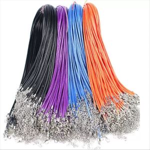 Korean Wax Cord Pendant Rope 1.5mm Colored Necklace wholesale