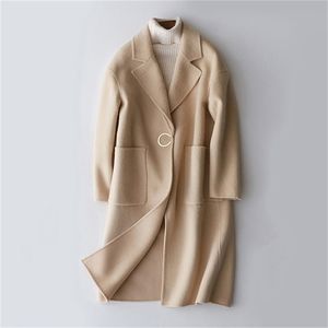 Wool Coat Kadınlar için Moda Tarzı Ceket 201215