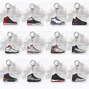 Basketball Shoes Keychain Fashion Sport Celebrity Figura Saco de carros Acessórios Pingente Bola Chain Chain Student Gifts Para fãs Memorabilia