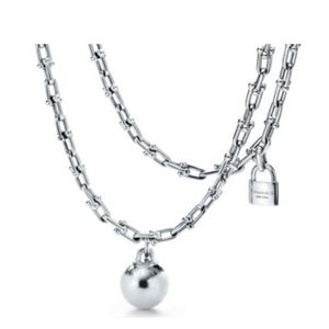 Luxury Fashion hardwear jewelry necklace designer Horseshoe pendants series necklaces Rose Gold Platinum long Chain diamonds adult jewellery for woman 60153372