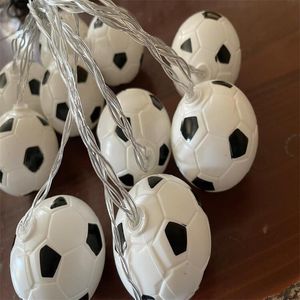 Strings Football Led Lights Festival Multicolor String Light Garland Curtain Cute Girl Bedroom Creative Funny Fashion Decors LucesLED