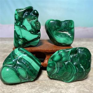 Decorative Objects & Figurines Malachite Natural Stones And Crystals Healing Palm Aquaration Gemstone Minerals Reiki Wicca Living Room Decor