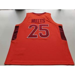 Chen37 Custom Basketball Jersey Men Youth women Virginia Tech Hokies 25 Justyn Mutts High School Throwback Size S-2XL or any name and number jerseys