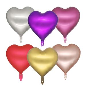 Romantico 18 pollici Love Heart foil balloon Decorazione di nozze San Valentino Festa di compleanno Decorazione palloncino 668744837046