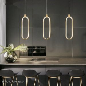 Lampy wiszące nowoczesne salon LED żyrandol aluminiowy akryl chromowy / kolor dekoracyjny akcesoria