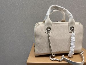 Paris Designer Brand Senaste stil Canvas Beach Bag Simple and Casual Design High Quality Lightweight Fashion Handbag