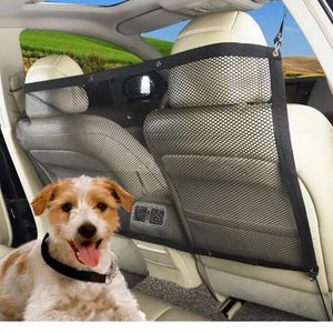 Andra interiörstillbehör Pet Car Barrier Mesh Dog Divider Net Safety Outdoor Travel Isolation Back Seat Guard Fortsätt Kör Safe Productsot