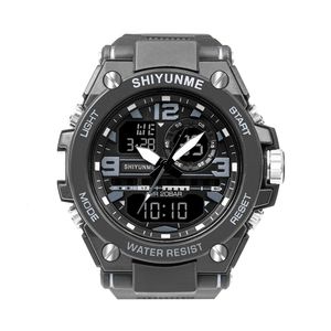 cwp Wasserdichte Uhren Männliche Sportuhr SMAEL Marke Rote Farbe LED Elektronik Chronograph Auto Datum Armbanduhr Outdoor-Sport Geschenk D8