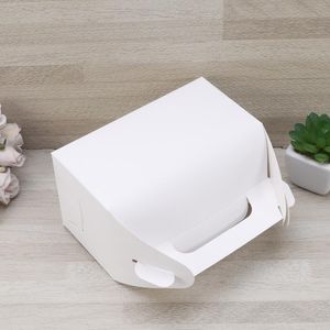 Gift Wrap Ivory Board Treat Box Disposable Meal Prep Containers Candy Cookies Cake Package Wedding Favor Boxes DIY Gifts CandyGift