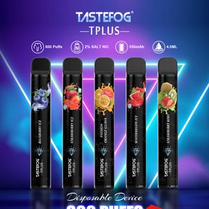 최신 800 퍼프 일회용 e 담배 vape 펜 상자 4ML 사전 채워진 카트리지 포드 장치 550mah