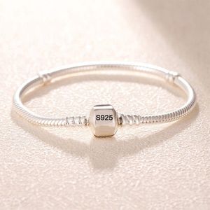 Charm Bracelets With Certificate Never Fade Real Genuine Tibetan Silver 925 Wrist Chain DIY Beads Charms Bracelet Women Jewelry Allergy Free