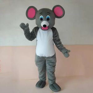 Halloween Mouse Mascot Kostym Toppkvalitet Tecknad Anime Tema Karaktär Vuxen Storlek Julkarneval Födelsedagsfest Fancy Outfit