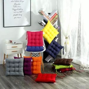 Espalhar a almofada de almofada de assento em casa 40x40cm quadrado macio de escritório cadeira de cadeira assento