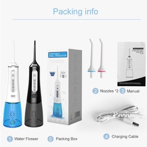 Wholesale Portable electric dental Cleaning flusher household water floss scaler pick