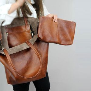 Torby Duffel swobodne torebki podróżne dla kobiet luksusowe designerskie torebkę pu skóra duża pojemność Torba na ramię retro duże torebki kupujące