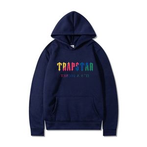 2022 限定新 Trapstar ロンドン紳士服パーカートレーナー S-3XL 男性女性ファッションパーカー袖男性綿ブランドパーカー