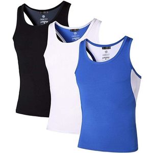 Jeansian 3 Pack Sport Tank Tops Tanktops ärmlösa skjortor som kör Grym Workout Fitness Slim Compression LSL203 Packb 220530