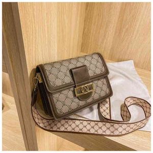 70% factory online sale handbag summer embossed diagonal wide belt single shoulder small square bag simple style