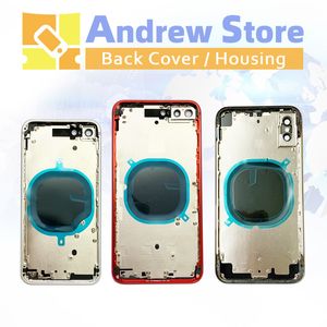 For iPhone 8 8G 8P 8 PLUS X 8X Back Housing Battery Cover Rear Door Housing Case With Middle Frame
