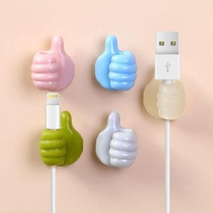 Wholesale usb punch for sale - Group buy Hooks Rails Multifunction Creativity Cable Organizer Silicone USB Winder Desktop Tidy Management Clips Non punch Hub
