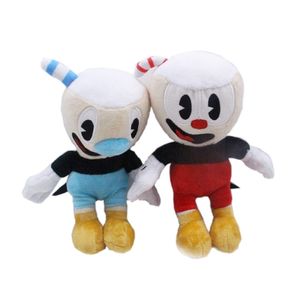 25 cm Game Cuphead Toy Mugman Plush Dolls Toys for Children 220628