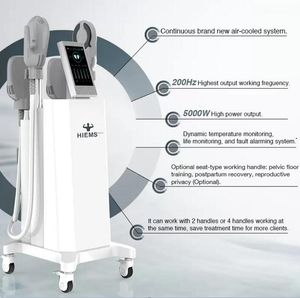 診療所の使用電磁筋刺激機EMS RFボディ輪郭を描く抗セルライト刺激装置ネオ形状と4つのハンドルの美容機器