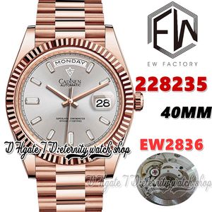 EWF V3 V3 EW228235 ETA2836 EW2836 ORGHIO MENSATICO AUTOMATICO MENTRO 40 mm Diamonds Diamanti Silver Diamanti