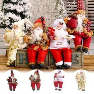 High-Quality Santa Claus Doll Large 2020 Christmas Tree Ornament New Year Home Decoration Natal Kids Gift Merry Christmas Decor T200909