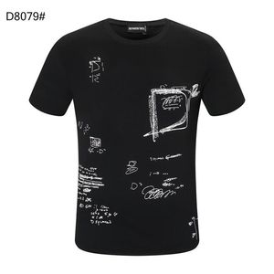 D2 PHANTOM TURTLE SS Mens Designer T shirt Italian fashion Tshirts Summer Pattern T-shirt Masculino Alta Qualidade 100% zGA DSQUAREDs DSQ2470