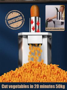 Vegetable Dicing Machine CarrieLin Commercial Electric Carrot Potato Onion Granular Cube Cutting Shredder Food Processor