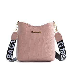 HBP bucket clutch designer purse Women Messenger Bags Crocodile Pu Leather Female fashion Crossbody Shoulder Hand bags For High Quality Ladi