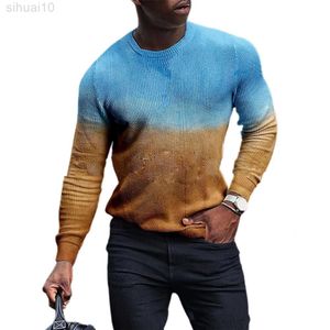 Men, suéter de suéter elástico, suéter de cor de cor brilhante, suéter de suéter Sweater Men moletom L220801