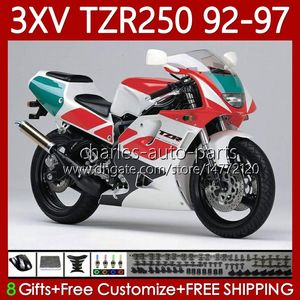 Carroçaria para Yamaha TZR 250 TZR250RR TZR250RR TZR-250 92-97 Corpo 117No.19 YPVS 3XV TZR250R Verde Verde 92 93 94 95 96 97 TZR250-R 1992 1993 1997 Fairing